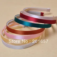 Оптовые и розничные продажи freeshipping санти цвет равнина мягкие пластиковые hairband аксессуары дизайн волос