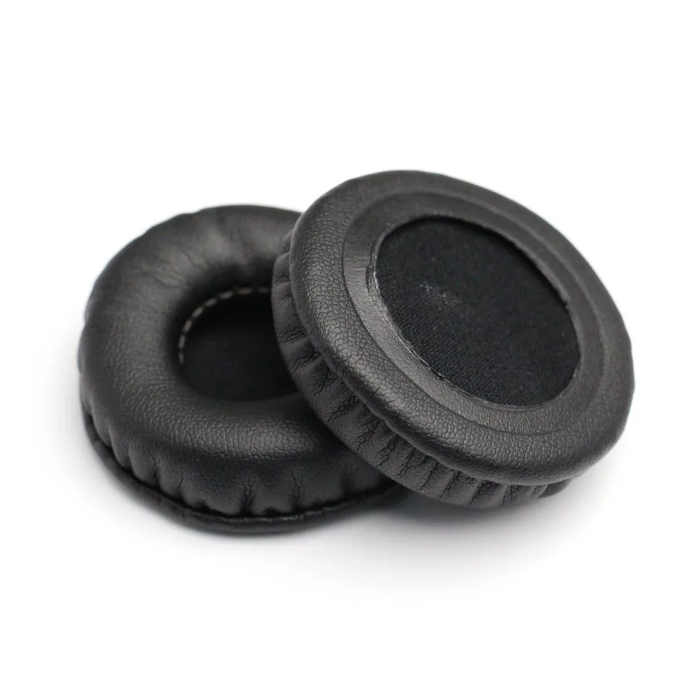 Черные протеиновые кожаные амбушюры сменные для наушников Sennheiser PX100 PX200 PC131 и ATH