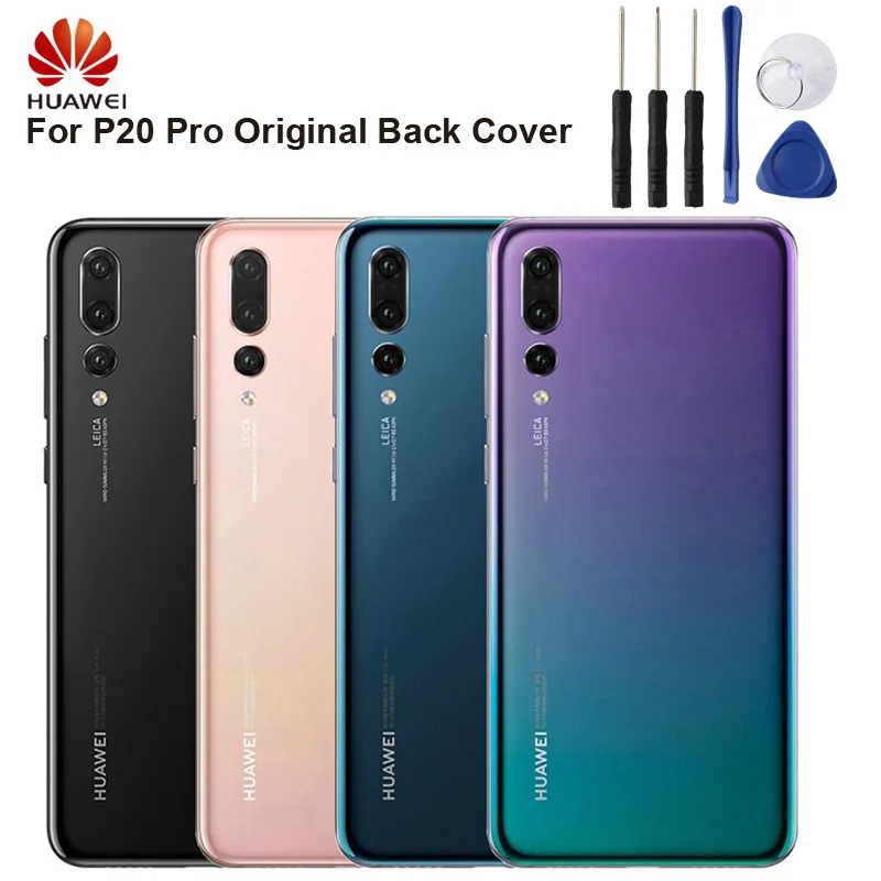 Чехол для задней батареи huawei для huawei P20 Pro, чехол для задней панели со стеклом