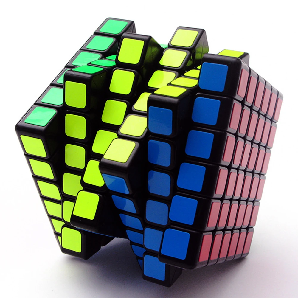 6*6 Профессиональный YJ 6 слоев 6x6x6 Скорость Волшебные кубики Cubos детей игрушки для детей 6,8 см наклейки Stickerless YongJun Cubo Megico