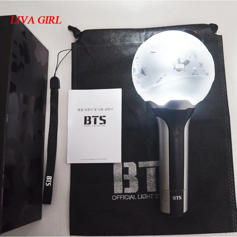 Baratos Coreano Kpop BTS Bangtan Boys Flash Glow Light Stick bomba ejército concierto Leuchtstab Hellen lámpara fluorescente apoyos Cosplay para el cabrito