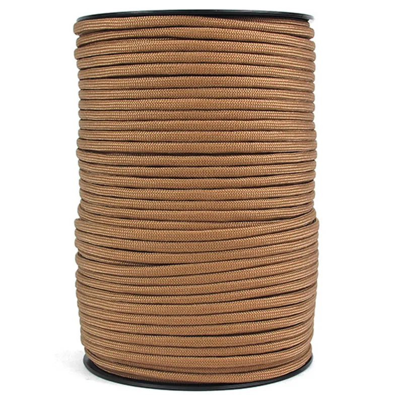 100m 4mm Sports Bowing Hiking Safety Climbing Rope 9 Strands Heavy Duty Parachute Lanyard Equipment Convenient