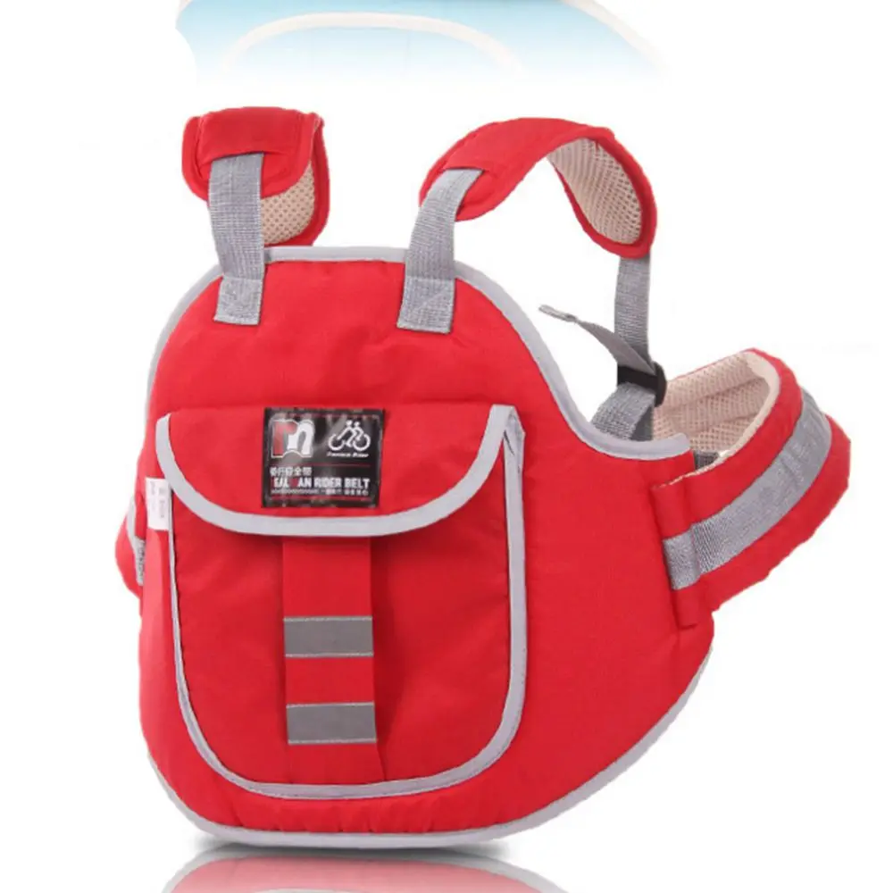

New Kids Motorcycle Seat safety Belt Adjustable Two Shoulder Strap Electric Vehicle Motorbike Safety Belt Security Carrier