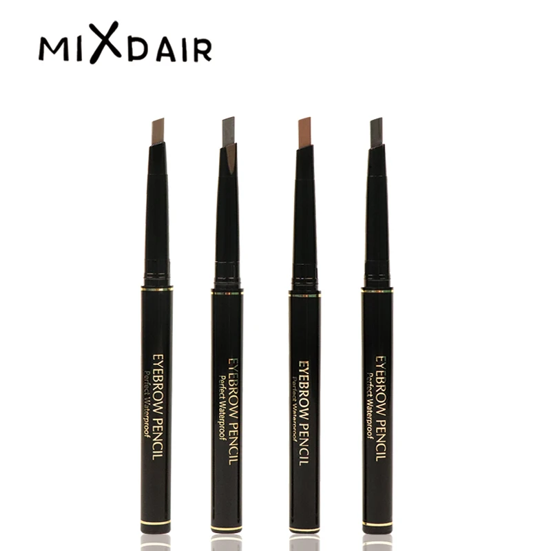 MIXDAIR 1 шт., водостойкий автоматический карандаш для бровей, макияж, краска для бровей, черная ручка для бровей, стойкие инструменты для бровей, 4 цвета, косметика