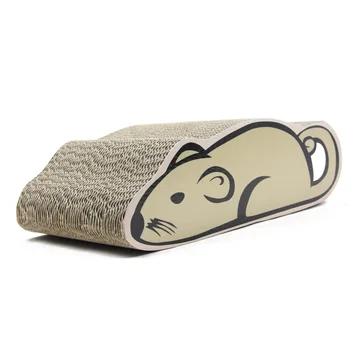 

Cat Scratch Pad Durable Pet Cat Corrugated Paper Mouse Shape Clawing Board Mat Grinding Claw Toy Sofa