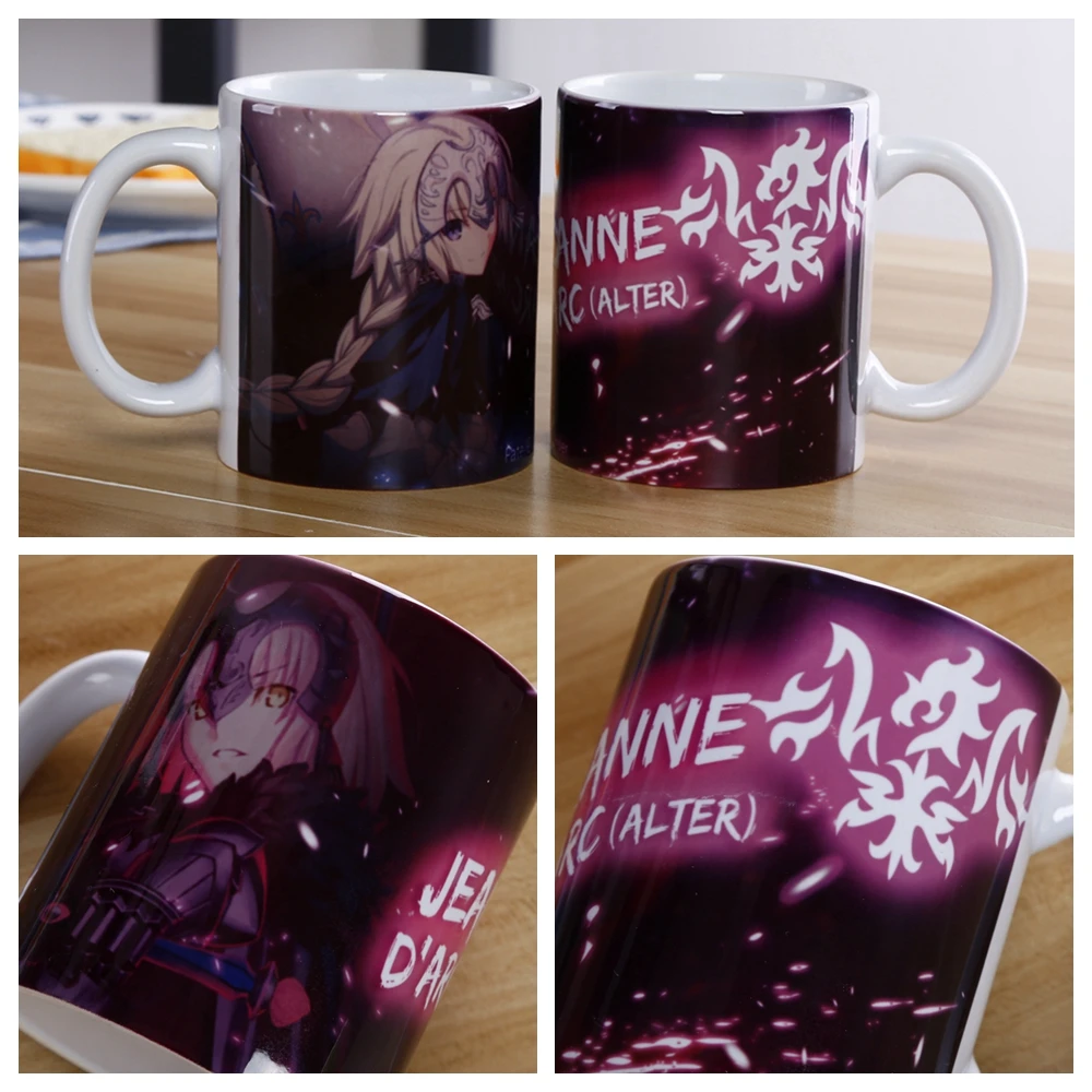 Аниме Fate Grand Order Jeanne dArc Alter Saber Tamamo no Mae Okita Souji Merlin Scathach Emiya кружка для косплея FGO