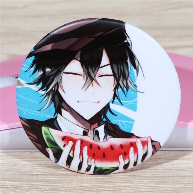 

FFFPIN 5.8cm Big Brooch Bungo Stray Dogs Nakajima Atsushi Badge Boy Girl Cute Pin Russian Breastpin Coin Icon Clothing Decor