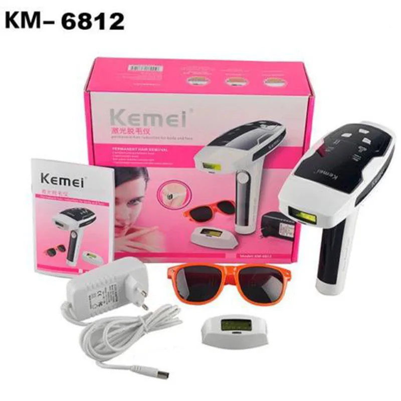 KEMEI Photon Women Epilator Hair Removal Device Laser Epilator Painless Body Bikini Depilator Electric Women Shaver BT-265