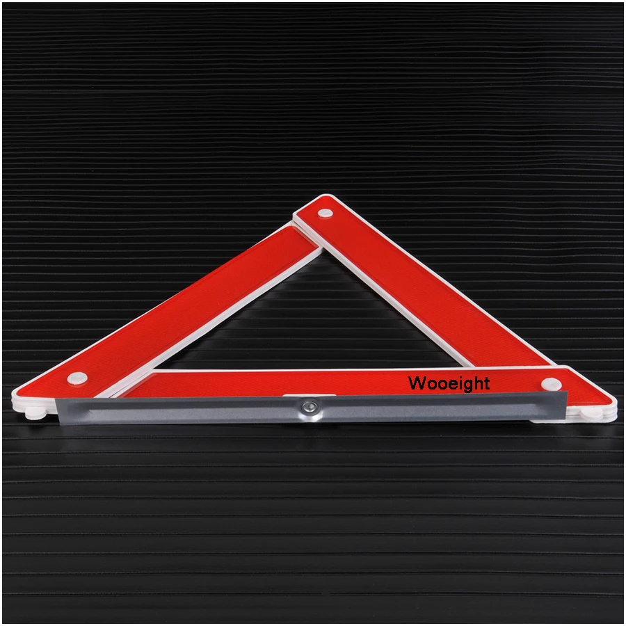 1Pc Emergency Hazard Sign Car Triangle Warning Sign Auto Breakdown Parking Triangle With Box Aircraft Road Reflector Stop (4)