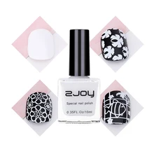 1 бутылка белый Цвет Нейл-арт лак для стемпинга 10 мл пластины с узорами для ногтей лак для стемпинга лак для ногтей, маникюра