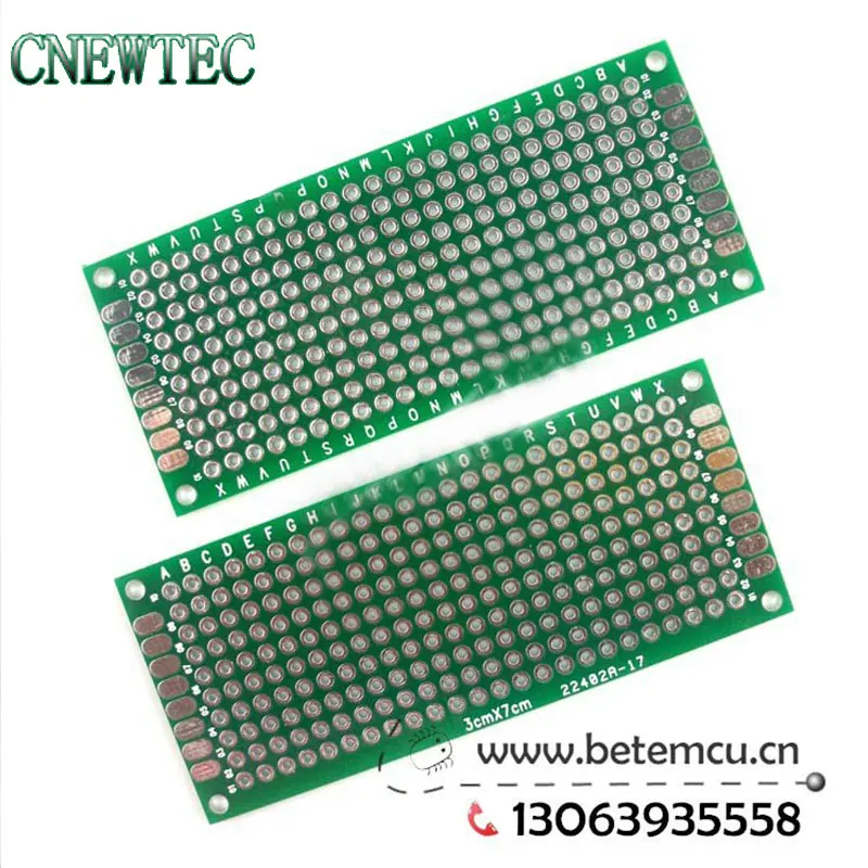 

1pcs 3x7 cm PROTOTYPE PCB 2 layer 3x7 panel Universal Board