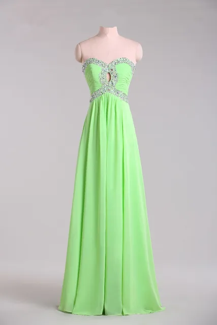 Latest Designs Prom Long Chiffon Cheap Evening Dress 2015 Lace up Back