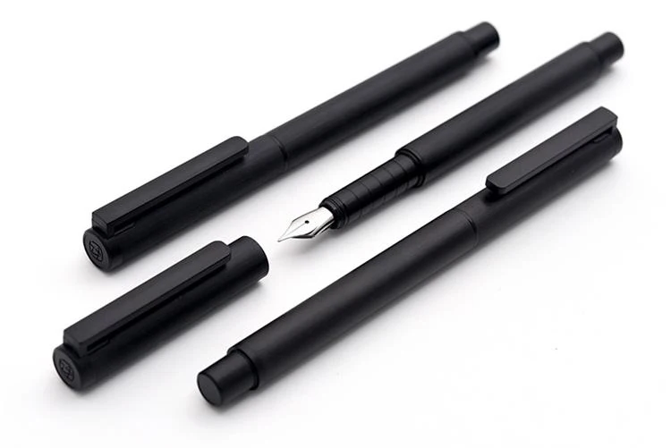 Xiaomi Mijia KACO Fountain Pen Luxury Set Black 0.5mm F Nib Steel Ink Pens Simple Business Signing Pen Writing Pens Storage Box