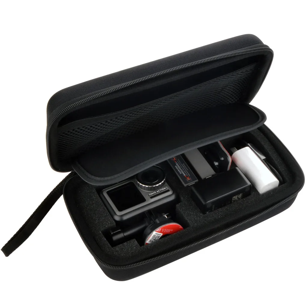 

OMESHIN Portable Handheld Mini Hard Bag Storage Carry For DJI OSMO Action DJI Divided Large Capacity Portable 27.5x12.5x7.5cm