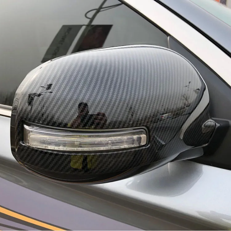 Для Mitsubishi ASX 2010 2019 2 шт./компл. автомобильное боковое зеркало из углеродного