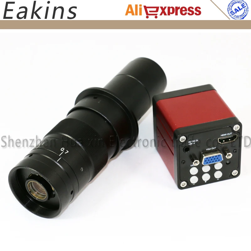 10 ~ 180X/20~300X monocular optics continuous zoom C mount