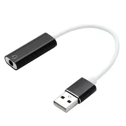 Ouhaobin звуковые карты зарядное устройство, внешний Usb Аудио Звуковая карта до 3,5 мм адатпера стерео Динамик для PS3 ПК td0720; Прямая поставка