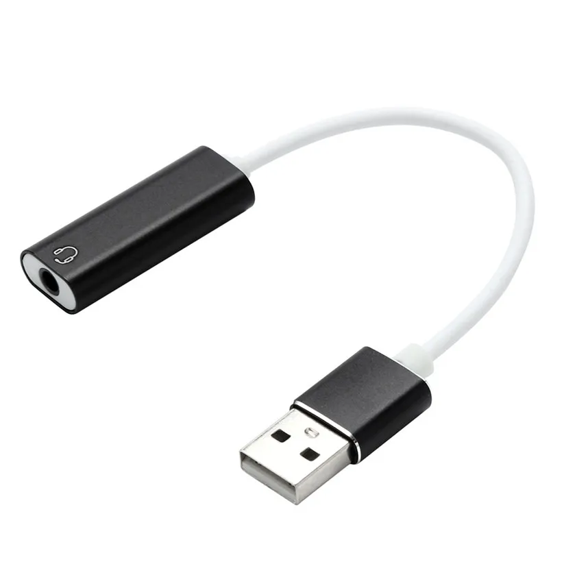 Ouhaobin звуковые карты зарядное устройство внешний Usb Аудио Звуковая карта до 3 5 мм