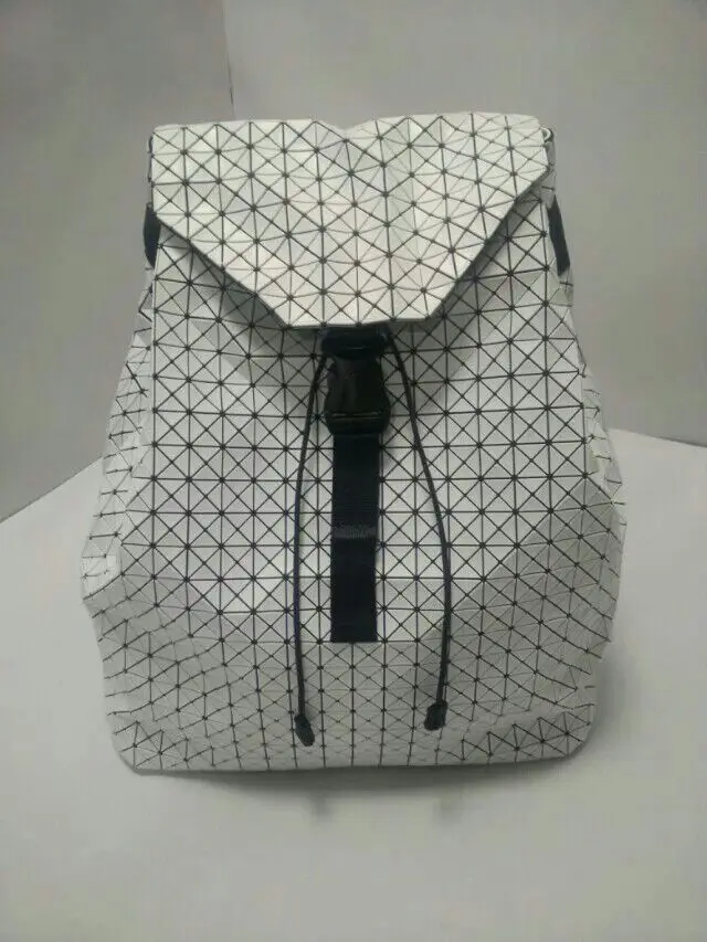 2017 New Fashion Geometric BAOBAO Backpack Women Large Capacity Patchwork Diamond Lattice BAO BAO Famous Brand