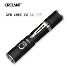 Crelant 7G3CS 960 люмен EDC фонарик Cree XM-L2 светодиодный фонарь светодиодный фонарик 18650 фонарь с боковым переключателем