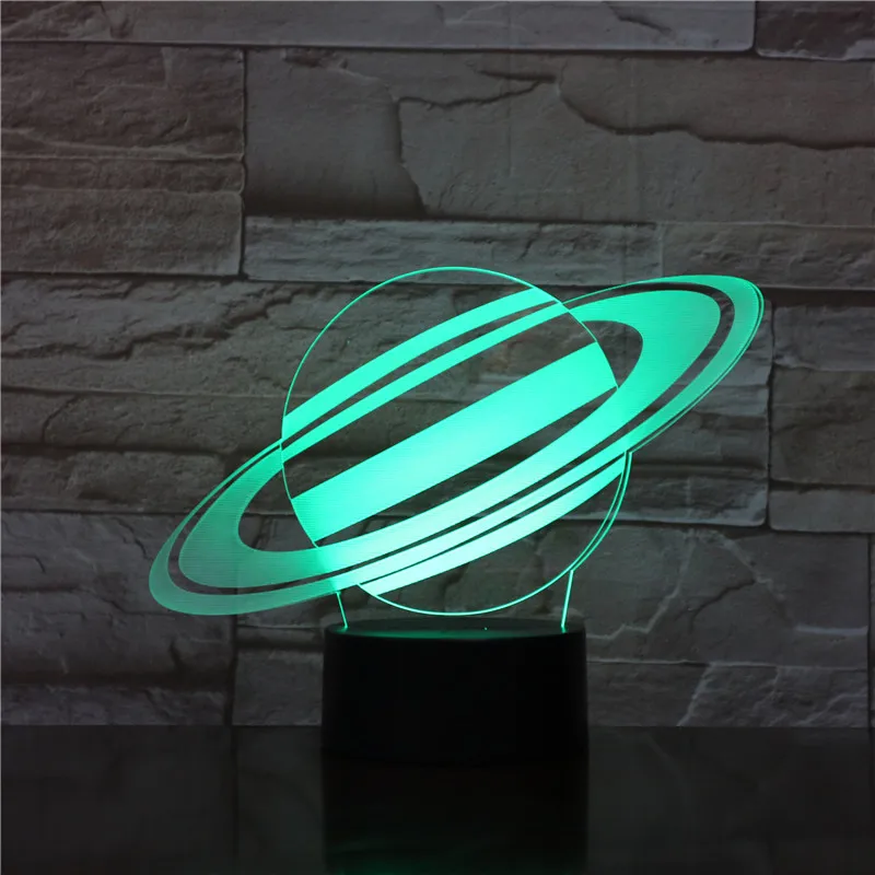 

3d Illusion Led Lamp Star Planet Touch Switch 7 Color Changing for Home Office Room Decoration Gift for Kids Led Night Light 3d