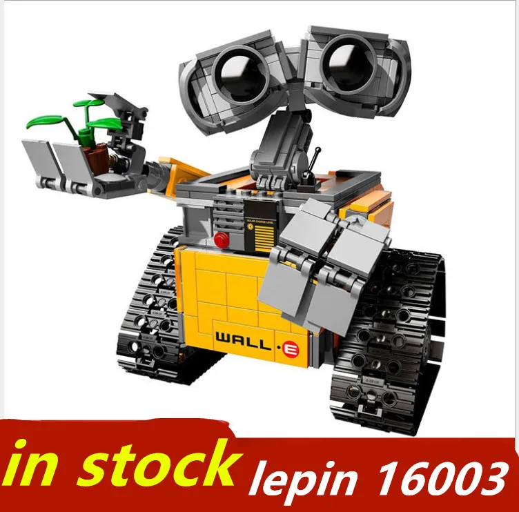 

lepin WALLE Idea series lepin 16003 Robot compatible legoing WALL-E 21303 legoing Ideas Model Building Blocks Bricks toys