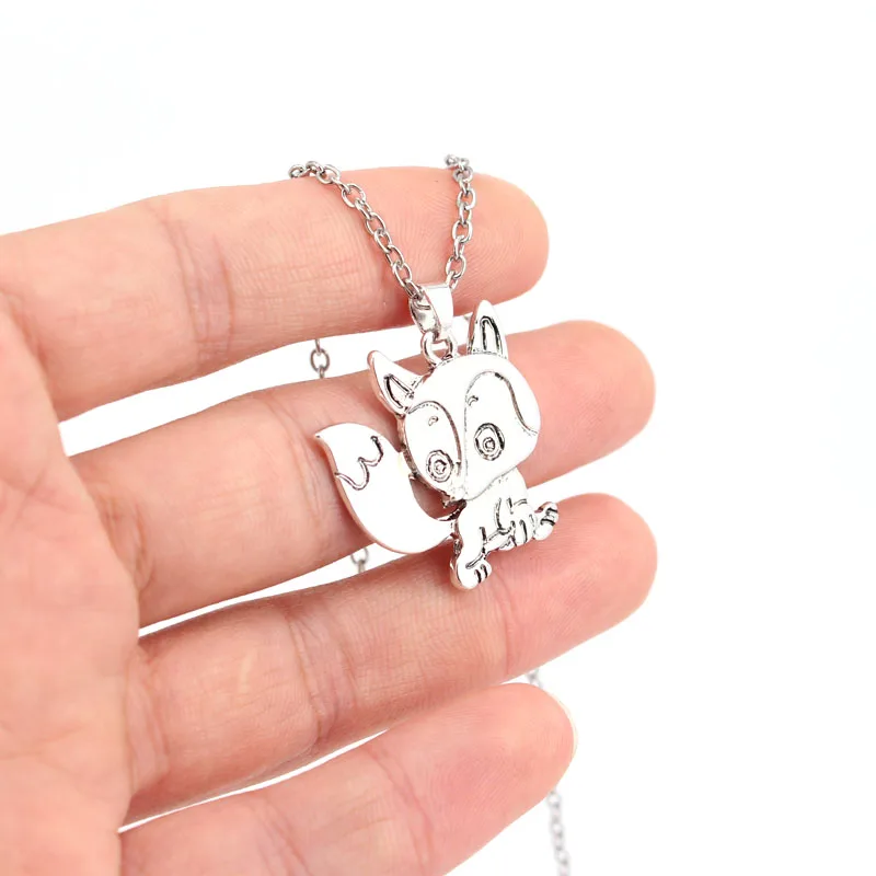 Ожерелье с подвеской в виде лисы|fox pendant necklace|pendant necklacefox |