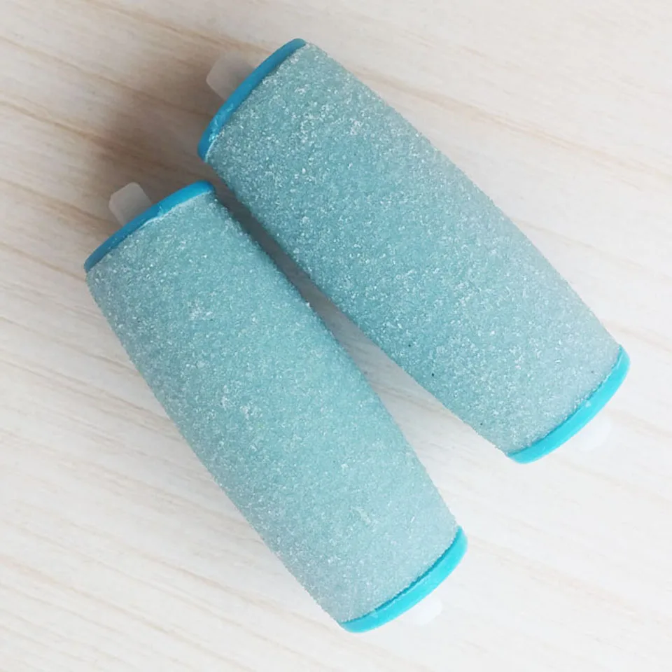 Kimisky azul 8 piezas herramienta para el cuidado de los Pies herramientas de pedicura Pies removedor de piel muerta callos rodillo cabeza Pies 20*50mm envío gratis