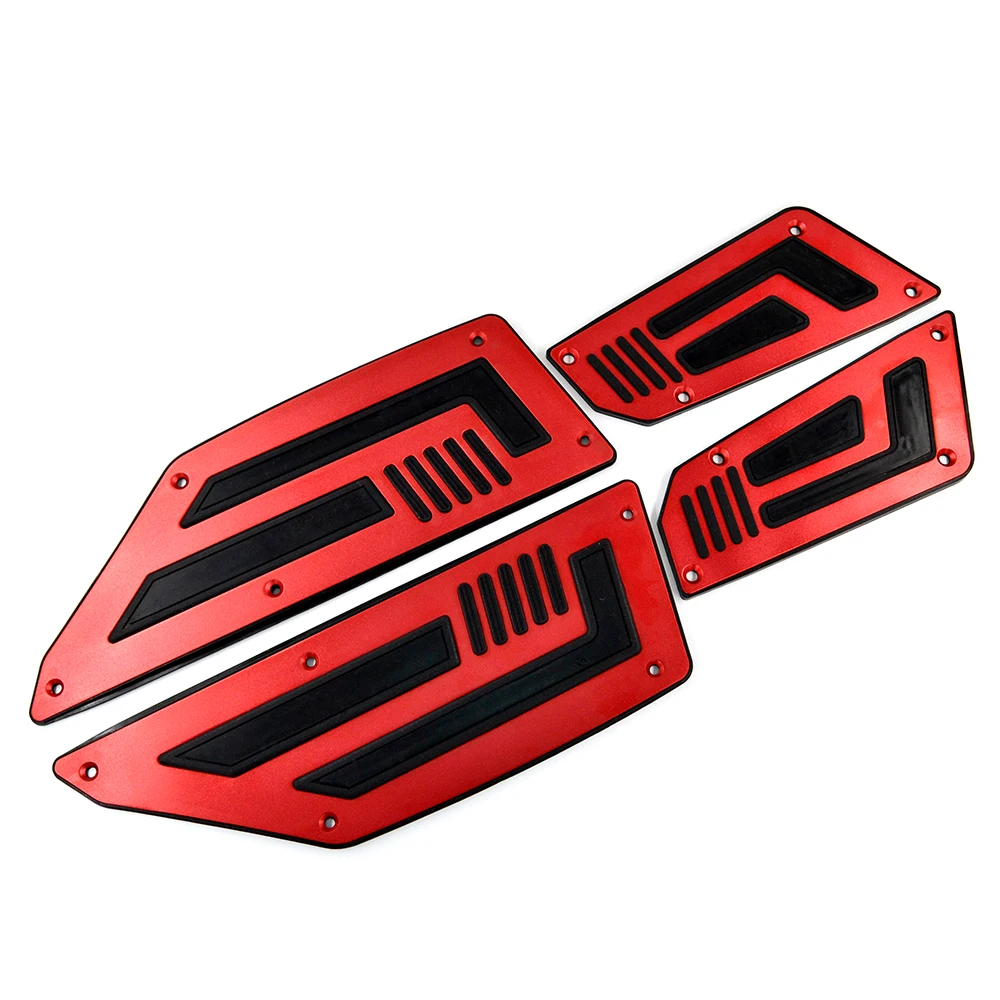 

BJMOTO For Yamaha T MAX 530 2012-2016 Front and Rear Motorcycle Foot Pegs Red Footrest Step Pedals Foot Pegs