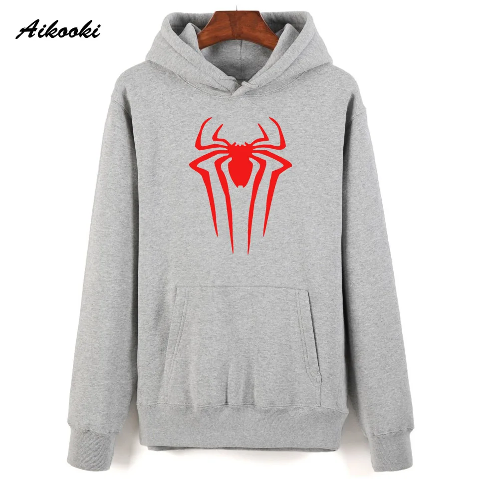Aikooki Человек-паук, толстовки и свитшоты для мужчин и женщин, пуловер с капюшоном, известный фильм, Человек-паук, женская шапка, одежда, модный дизайн, герой
