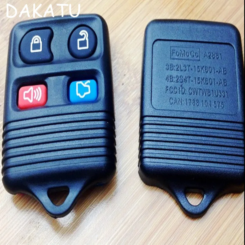Dakatu 4 Buttons Remote Control Car Key Keyless Entry Fob Case Shell