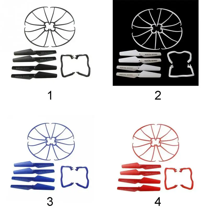 Легкий Дрон аксессуары 4 шт. лезвие/Штатив/защитное кольцо основной сменный пропеллер запасные части для Syma X5 X5C