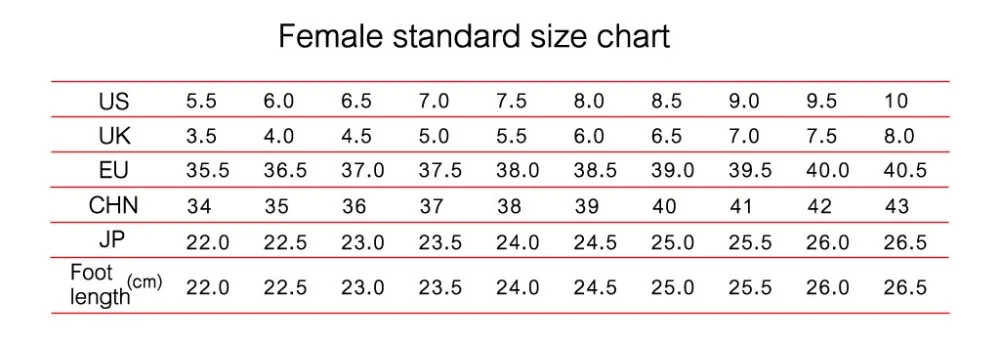 female shoes