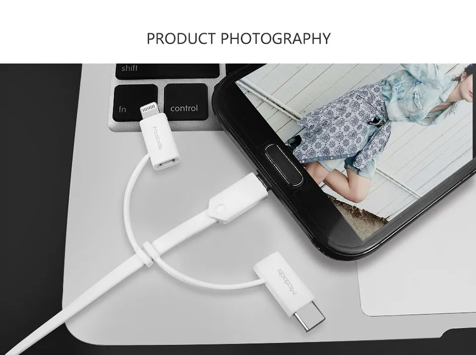 Mcdodo 3 в 1 Lightning-USB кабель для iPhone x xs 8 Micro USB кабель для быстрой зарядки usb type c для samsung Xiaomi зарядный кабель