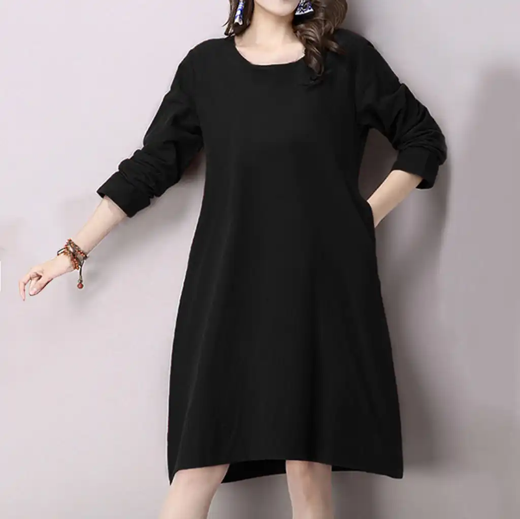 vestido preto comprido