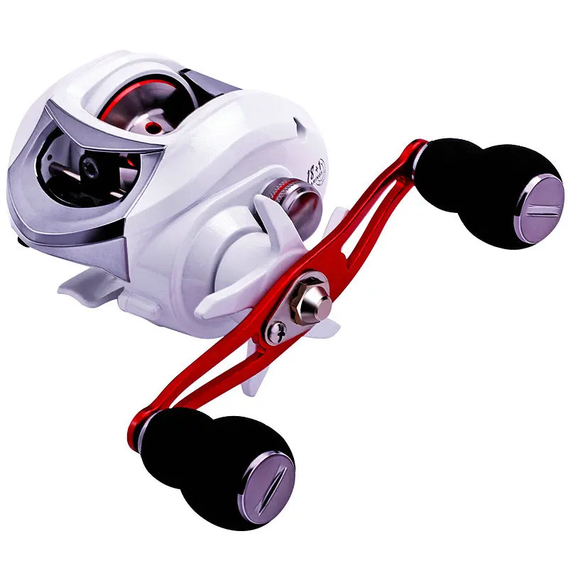 

18+1BB Fishing Reel Strong Drag Power 10kg White Right/Left Handed Carp Fishing Wheels Fishing Tracking YL-76