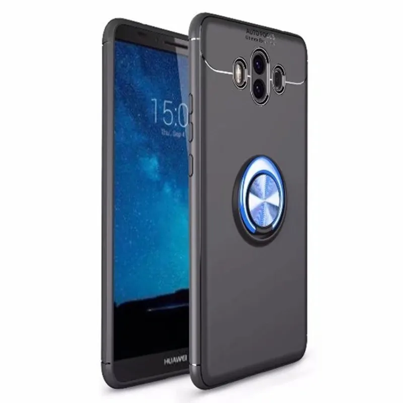 Для Huawei Honor 9 V 8 Pro роскошное кольцо на палец держатель чехол для телефона Capa V10