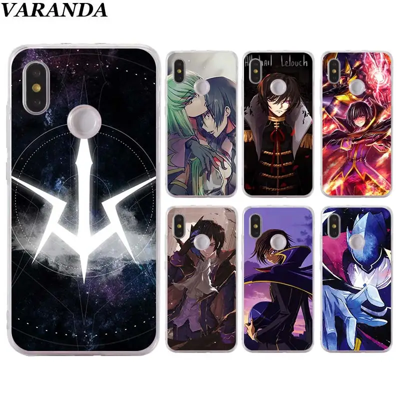 

Code Geass Anime Silicone case for Xiaomi Redmi 7 6A 5A Note 5 6 7 Pro 4X S2 GO Mi 8 A1 A2 Lite Play TPU Soft Phone case