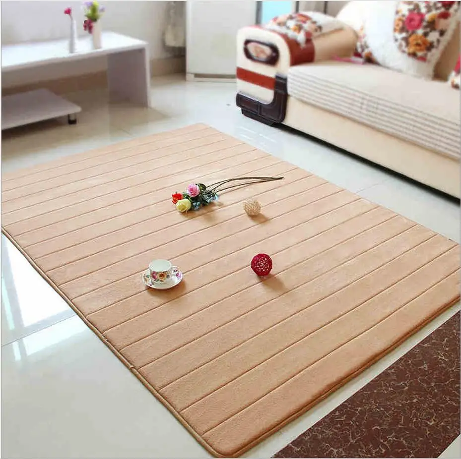 

80cmx160cm Solid Carpet For Bedroom Living Room Sofa Area Rugs Soft Non-slip Coral Velvet Rectangle Mat Home Decoration tapetes