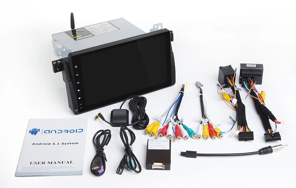 Clearance 9 inch Android 9.1 Car Head Unit for BMW E46 M3 with Radio BT Wifi GPS,One Din Car Stereo radio DVD Player 23