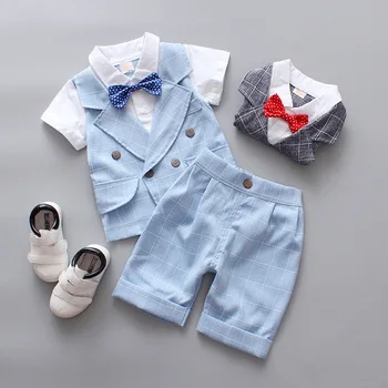 

Baby Boy Clothes Set Boy Blazer Set Causal Tuxedo Suits Jackets + Pants Two piece set Formal Suit for Wedding Christmas Costumes
