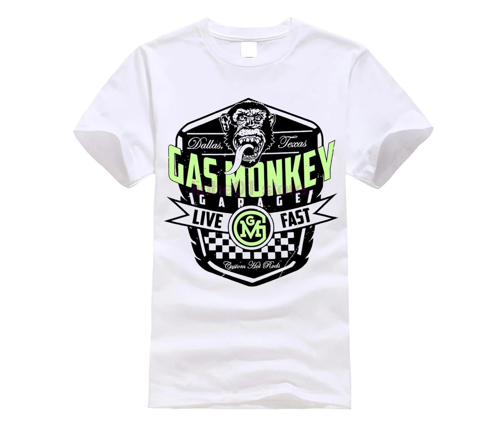 

GILDAN 2019 NEW shirt GAS MEN shirt MONKEY Garage Live Fast Unisex Official T Shirt Brand New Various Sizes TV F