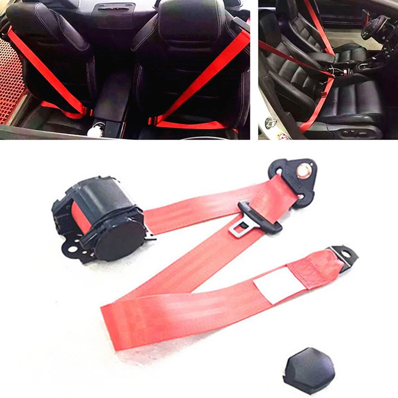 Выдвижной 3 точечный ремень безопасности для автомобильного кресла ремень для электрической энергии VehicleHigh прочность полиэстер ремень безопасности для автомобильного кресла с ремешком