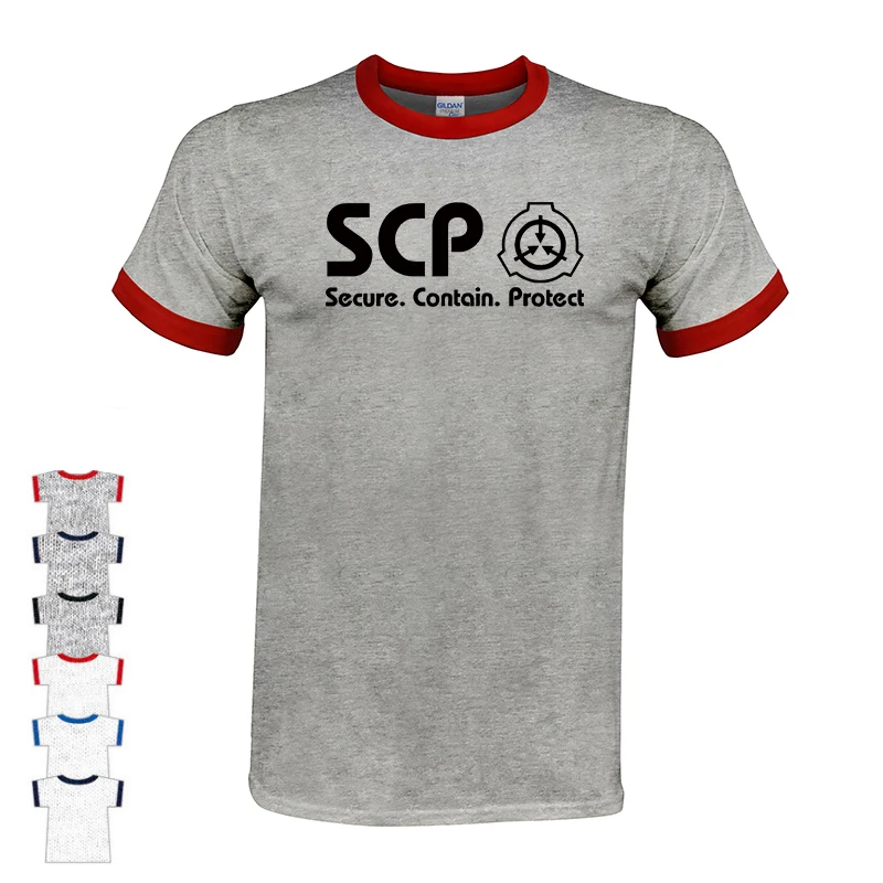 2019 эксклюзивная футболка унисекс из аниме SCP с специальным контролем