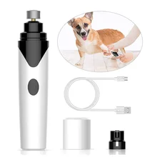 Tondeuse à ongles électrique pour animaux de compagnie, Rechargeable par USB, pour chat, chien, coupe-ongles, pour les pattes, outils de toilettage