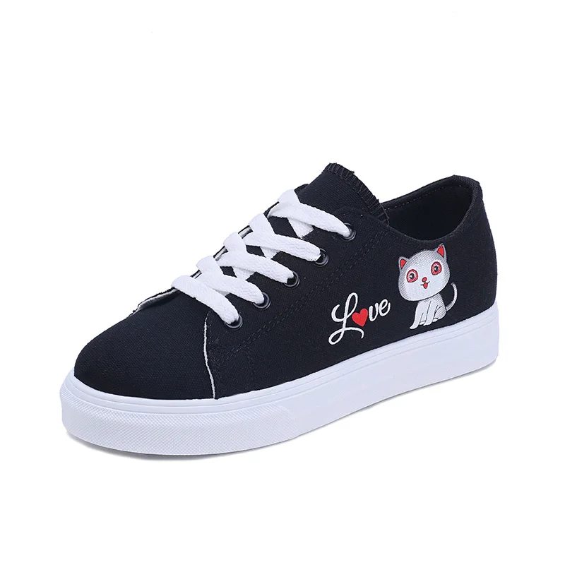 

Summer Female Canvas Korean Version of Baizi Cloth Shoes Youth Street Shoot Small White Shoes Junior High School Students Shoes