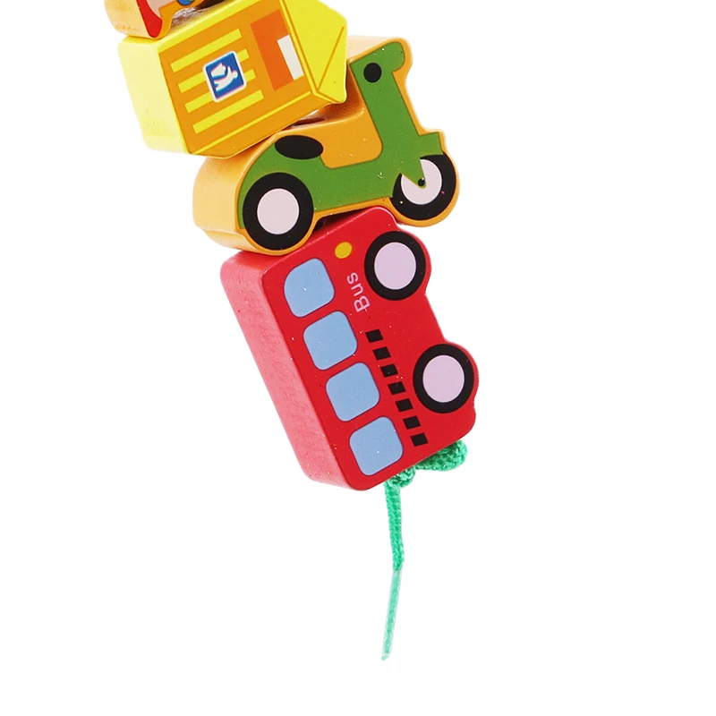 2019 горячая Распродажа Детские деревянные игрушки цветок бисер шнуровки головоломка для раннего развития игрушки для детей от 2 до 4 лет