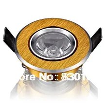 10 шт. затемнения светодиодные светильники 1 Вт 120lm светодиодные лампы Алюминий В виде ракушки музей Витрина ювелирных изделий Костюмы Освещение