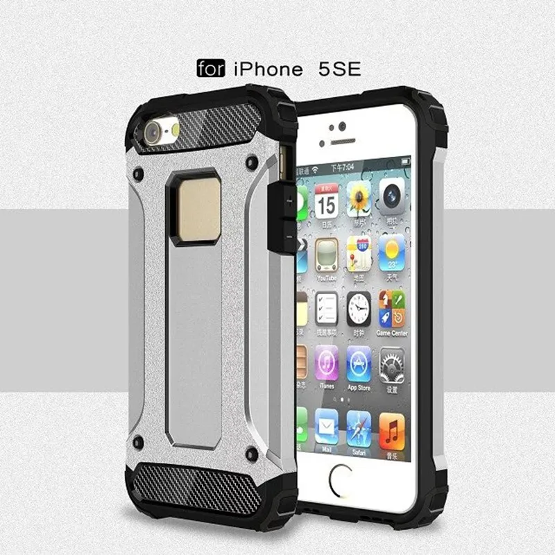 For iPhone 7 Case Hybrid Durable Shield Rugged Coque Apple 6 6s 5 5s SE Plus Phone Protective Back Cover |