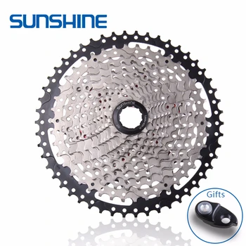 

SUNSHINE 12S 11-50T 12 Speed Freewheel Mountain Bike BMX Cassette flywheel Bicycle Accessories Compatible with SHIMANO NX